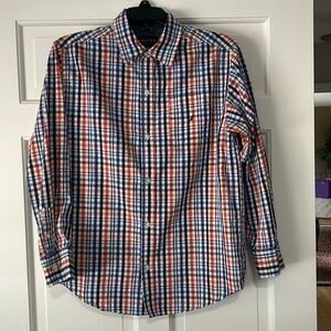 Boys Nautica button down shirt size XL 14/16